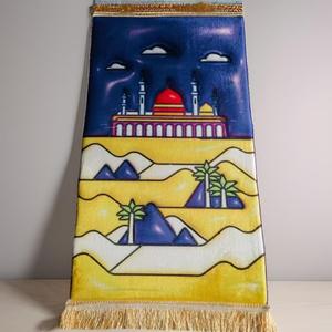 Tappeti per bambini cinesi per adolescenti più venduti all'ingrosso 3d tappetini di pellegrinaggio stampati digitali a basso prezzo personalizzabili per bambini moschea - Product Image 2