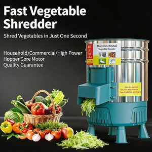 220V <b>Multifunctional</b> Stainless Steel Grass <b>Cutter</b> for Poultry & Livestock, <b>Vegetable</b> Shredder Machine - Product Image 4