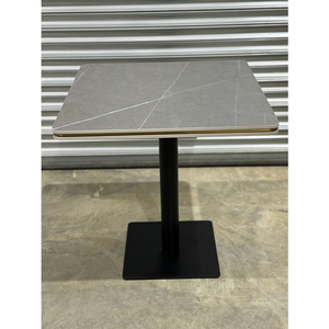 Tavolino moderno in marmo <span class=keywords><strong>quadrato</strong></span> <span class=keywords><strong>nero</strong></span> con piede <span class=keywords><strong>quadrato</strong></span> <span class=keywords><strong>nero</strong></span> - Product Image 3