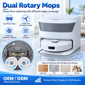Robot Aspirateur Intelligent 20000Pa avec Cartographie LDS, Auto-vidage, Relevage Automatique du Balai, Batterie 5200mAh, Application Tuya, Fabricant et Fournisseur OEM ODM - Product Image 2