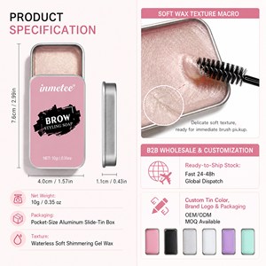 Jabon impermeable <span class=keywords><strong>de</strong></span> larga duración para <span class=keywords><strong>cejas</strong></span>, jabón para <span class=keywords><strong>cejas</strong></span>, Etiqueta Privada, configuración <span class=keywords><strong>de</strong></span> <span class=keywords><strong>cejas</strong></span>, tinte <span class=keywords><strong>de</strong></span> <span class=keywords><strong>Gel</strong></span>, cera <span class=keywords><strong>de</strong></span> estilismo para <span class=keywords><strong>cejas</strong></span>, 14g - Product Image 6