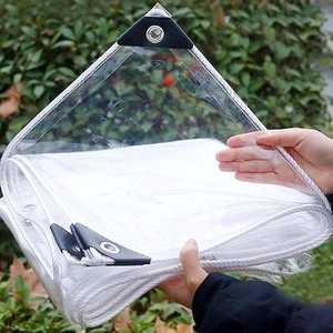 Rideaux de protection transparents en PVC tissé pour terrasse, rideaux d'extérieur en vinyle, bâche lourde - Product Image 5