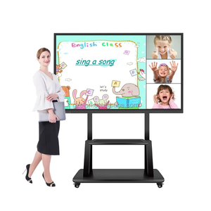 ไวท์บอร์ดอินเทอร์แอคทีฟ LCD ระบบแอนดรอยด์ 13 แบบดูอัลซิสเต็ม ขนาด 55-110 นิ้ว พร้อมระบบสัมผัส 20 จุด ดีไซน์พับได้ สำหรับการสอนในโรงเรียน - Product Image 6
