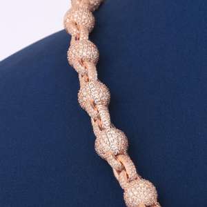 Collar de Plata de Ley 925 con Diamante Cultivado, Cadena de Lujo, Joyería Fina Elegante para Uso Diario, Regalo, Compromiso, Boda - Product Image 2