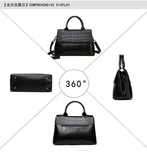 New High Quality Women Messenger Bags for Women Genuine Leather Handbags Crossbody Bags Ladies Shoulder Bags <b>Tote</b> Top-handle - Product Image 4