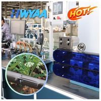 HWYAA 16mm incrusté plat goutte à goutte agricole en plastique goutte à goutte tuyau d'irrigation faisant la Machine