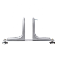 Support mural haut pour cloison de bureau et maison, design traditionnel, en alliage d'aluminium, coloris argent/blanc/noir/or, largeur 150 mm – Offre Spéciale