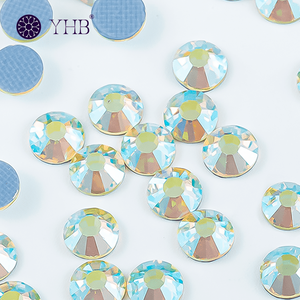 YHB 水晶 AB 平底水钻散装批发 水晶 AB 极光水钻散装仿水晶 - Product Image 3