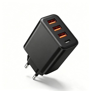 อะแดปเตอร์ชาร์จ GaN 4 in 1 65W ชาร์จเร็ว PD สำหรับโทรศัพท์มือถือ ใช้สำหรับเดินทาง 40w 20w USB C - Product Image 1
