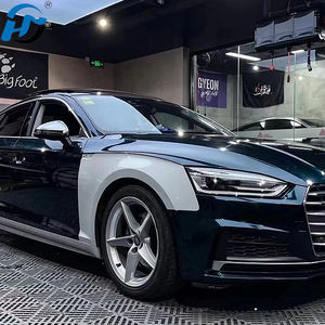 Fournisseur direct d'usine, film vinyle coulé PET TPU, vert britannique nuit sombre, enveloppement de voiture complet, rouleau de 1,52x18m/5x60 pieds, autocollants de voiture 5x60 pieds - Product Image 5