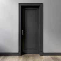 Porte intérieure moderne imperméable - Surface finie résistante à l'humidité et durable pour les maisons et les hôtels
