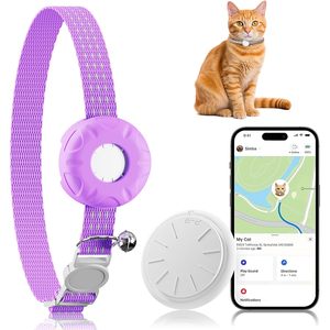 HONGTOP H เครื่องติดตาม GPS สำหรับแมว กันน้ำ ติดตามตำแหน่งแบบเรียลไทม์สำหรับการตรวจสอบสัตว์เลี้ยงด้วยแอป iOS การเชื่อมต่อบลูทูธ - Product Image 1