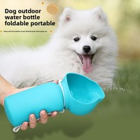 Bol pliable pour chien en silicone de qualité alimentaire, personnalisable avec logo, directement de l'usine, pliable, portable, pour les voyages, en plein air, vente en gros pour animaux de compagnie