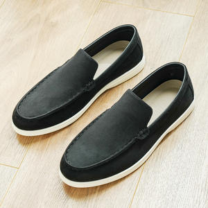 Mocassins en <span class=keywords><strong>daim</strong></span> à bout rond pour <span class=keywords><strong>homme</strong></span>, avec semelle extérieure en PVC, respirants, antidérapants, chaussures d'été - Product Image 4