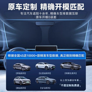 Pare-soleil de voiture laser coloré réfléchissant isolant thermique pliable universel pour pare-brise avant - Product Image 5