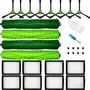 Accessoires de remplacement pour <span class=keywords><strong>aspirateur</strong></span> <span class=keywords><strong>robot</strong></span> IRobot Roomba Combo E5 E6 E7, brosses principales, sac à poussière, brosse latérale, filtre - Product Image 1