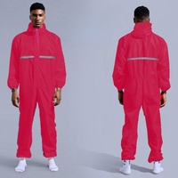 Combinaison de travail pour plombier, imperméable, haute visibilité, unisexe, avec chapeau et combinaison intégrale, antibactérienne, séchage rapide