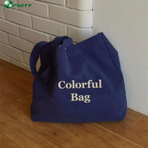 Bolsa de Mano de Lona Reutilizable de Gran Capacidad para Mujer, con Asa de Cuerda, Práctica y Duradera - Product Image 2