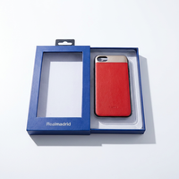 Boîte d'emballage de cas de téléphone d'impression recyclable de logo personnalisé boîte de cas mobile au détail