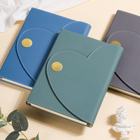 Carnet élégant format A5, couverture en cuir PU, pages intérieures épaisses, 120 pages, emballage personnalisé, carnet pour le travail
