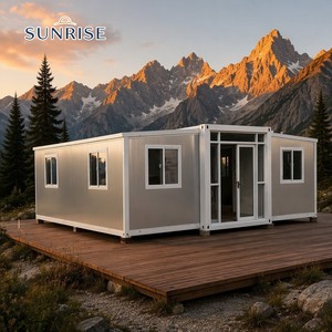 บ้านคอนเทนเนอร์สำเร็จรูป SUNRISE Ready Move 40 ขนาด 20 ฟุต แบบขยายได้ ทันสมัย สองชั้น แบบเคลื่อนย้ายได้ - Product Image 1