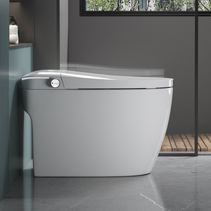 WC Intelligente con Spruzzatore d'Acqua e Asciugatore, Funzionamento con Sensore a Pedale, Sedile Riscaldato e Display LED <span class=keywords><strong>per</strong></span> <span class=keywords><strong>Bagno</strong></span> - Product Image 2