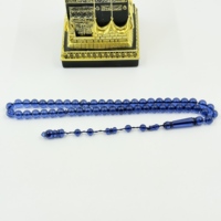 Chapelet musulman 10mm 51 perles en résine Misbaha Syrup Pèlerinage Trabsley Bracelet islamique Tisbiha Subha Kaaba Rosary