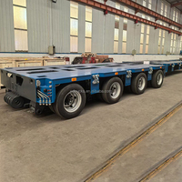 Semi-remorque surbaissée modulaire à plusieurs essieux hydraulique de 200 à 300 tonnes, neuve et d'occasion