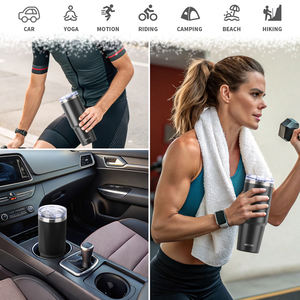 Watersy 40oz con tapas, Asa y pajitas, taza de viaje de acero inoxidable para bebidas calientes y frías, taza de café única japonesa personalizada - Product Image 6