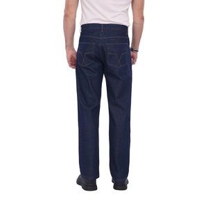 Pantalones vaqueros de mezclilla elásticos ignífugos estándar NFPA2112 CAT2 para hombre para pantalones de trabajo de soldadura - Product Image 3