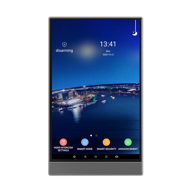 8Iinch Capacitive Touch IPS Screen WIFI Connect to Internet High Capacitive CPU Android OS Video Doorphone Indoor Monitor