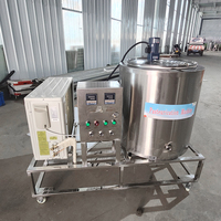 Yaourt de laiterie de petite échelle de style de réfrigération 30l-300l faisant la machine de pasteurisation de lait