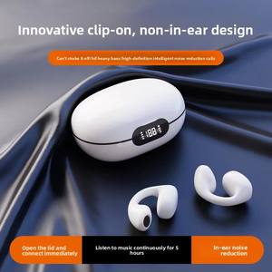 Nouveauté 2026 D101 Écouteurs à conduction osseuse, port sans douleur non intra-<span class=keywords><strong>auriculaire</strong></span>, affichage numérique, autonomie <span class=keywords><strong>extra</strong></span>-longue, ENC, IPX5 - Product Image 2