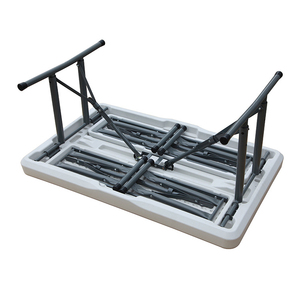 HOMFUL Vente en gros Ensemble de chaises de <span class=keywords><strong>table</strong></span> pliantes en plastique bon marché Ensemble de bancs PE-HD <span class=keywords><strong>Table</strong></span> à manger de <span class=keywords><strong>camping</strong></span> - Product Image 2