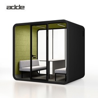 Cabine de travail acoustique préfabriquée pour bureau, pod de réunion silencieux, grande, à montage rapide, insonorisée, moderne, pour la maison