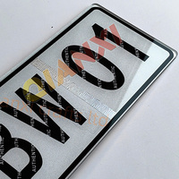 Plaque d'immatriculation en plastique DRC de 3 mm d'épaisseur, plaque acrylique, verre PMMA, Kinshasa, Congo africain, plaques d'immatriculation