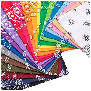 Multifunction Headwear <strong>Bandana</strong> With Custom Logo Cotton Paisley Cowboy <strong>Headband</strong> for Men and Women - Product Image 2