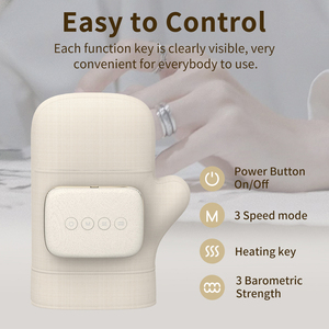 Masajeador de Manos con Calor y Compresión para el Túnel Carpiano y Alivio del Dolor en las Articulaciones Rígidas, desde la Muñeca hasta la Palma y los Dedos - Product Image 4