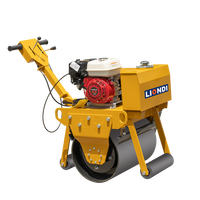 Mini-compacteur vibrant manuel à tambour unique pour livraison rapide avec garantie d'un an