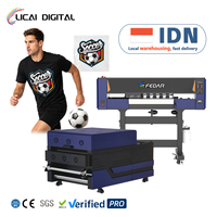 Printer DTF 60cm FD60 2*Epson I3200 Heads, Perawatan Rendah, Lini Produksi Lengkap untuk Toko Cetak Kaos & Hoodie Custom