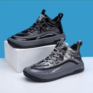 Men's Shoes Autumn and Winter Men's Shoes Sports New Down Cotton Warm Snow <b>Boots</b> Plus Down Padded Down Cloth Shoes - Product Image 5