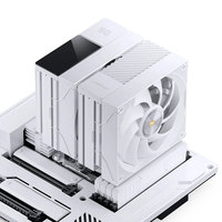 CC90 Dual Tower CPU Air-Cooled Gaming Cooler 6 Heat Pipes Fluid Bearing 25dBA Low Noise 81CFM High Airflow Compatible Computer