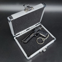 Harga Pabrik Gantungan Kunci Pistol Mainan Desert Eagle Logam 9cm Berbagai Model