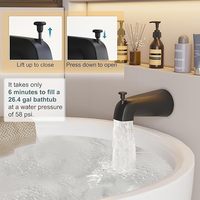 Ensemble de douche encastré en cuivre chromé de style américain pour le commerce extérieur, avec pommeau de douche carré et fonction pluie, pour hôtels et usage domestique