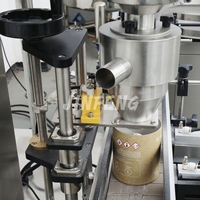 Ligne de production entièrement automatique de machine à emballer de remplissage de pot de bouteille d'épice de poudre de protéine pour la poudre remplissante