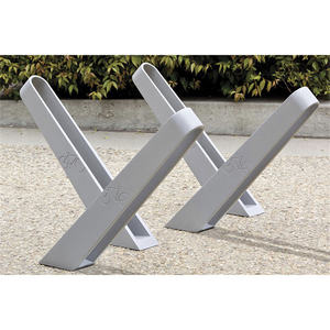 Support de rangement de vélos <span class=keywords><strong>sécurisé</strong></span> en métal extérieur personnalisé extérieur lieu public terrasse centre de vélos support de stationnement <span class=keywords><strong>à</strong></span> vendre - Product Image 4