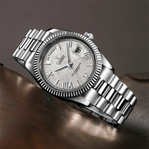 CADISEN C8185 hombres relojes natación 10Bar impermeable tornillo corona Japón Miyota movimiento reloj mecánico nueva versión reloj de pulsera - Product Image 2
