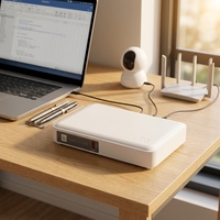 Pabrik NIUNIU Grosir MINI UPS 20000mAh Baterai Lithium Fase Tunggal DC 12v 2A Kapasitas Tinggi untuk Router