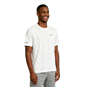T-shirt en polyester pour homme, séchage rapide, course à pied, évacuation de l'humidité, t-shirt promotionnel, vente en gros personnalisée - Product Image 2