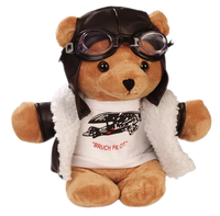 Uniforme en peluche, ours en peluche sur mesure, pour pilote, usine